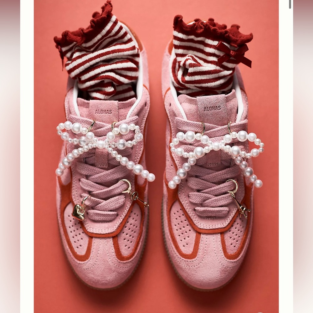 ALOHAS Tb.490 Rife Sneakers In Sea Pink - Picture 2 of 6